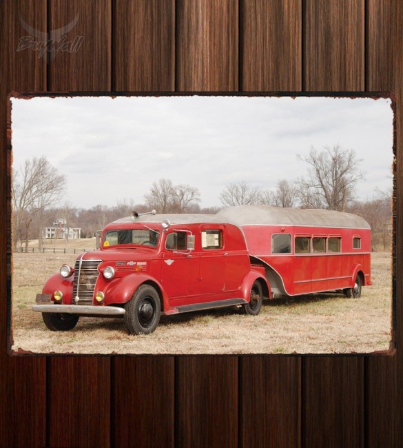 Металлическая табличка Chevrolet Curtiss Aerocar Металлическая табличка Chevrolet Curtiss Aerocar